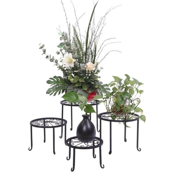 Havenside Home Modan Flower Pot Plant Stands (Set of 4)