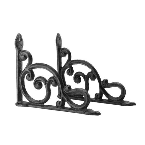 Shop Heavy Duty Iron Decorative Shelf Bracket Patio Garden Ornate