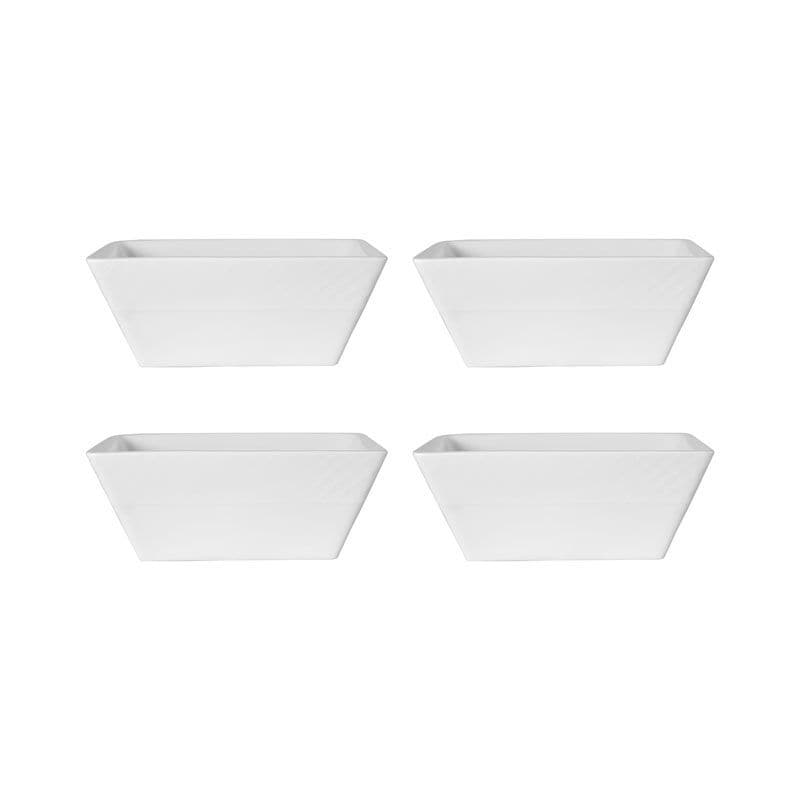 Trellis White Set of 4 Mugs – Mikasa