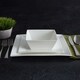 preview thumbnail 4 of 6, Mikasa Trellis Square Bone China 16 Piece Dinnerware Set (Service for 4)