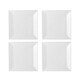 preview thumbnail 7 of 6, Mikasa Trellis Square Bone China 16 Piece Dinnerware Set (Service for 4)