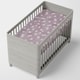 preview thumbnail 2 of 3, Glenna Jean Baby Fitted Crib Sheet Grey and White Animal Print Fawn Deerhide for Baby Boys and Girls - N/A