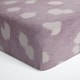 preview thumbnail 1 of 3, Glenna Jean Baby Fitted Crib Sheet Grey and White Animal Print Fawn Deerhide for Baby Boys and Girls - N/A