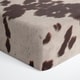 preview thumbnail 1 of 3, Glenna Jean Baby Fitted Crib Sheet Brown and White Cow Skin Western Animal Print for Baby Boys and Girls - N/A