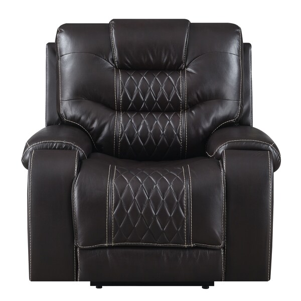 Shop Global Furniture Usa Coffee Power Reclining Chair