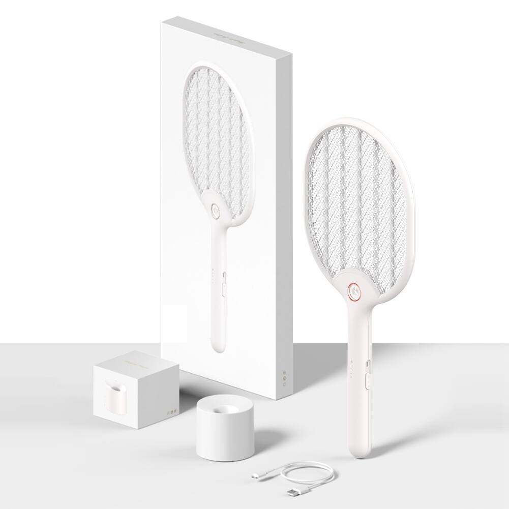 Modern Home e-Flyswatter Rechargeable Electric Fly Swatter with Flashlight
