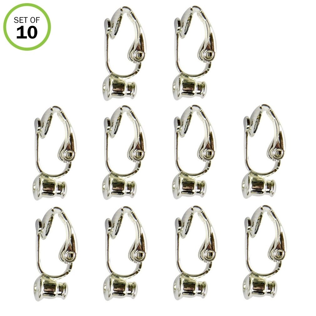 Shop Evelots Clip On Earring Converters 