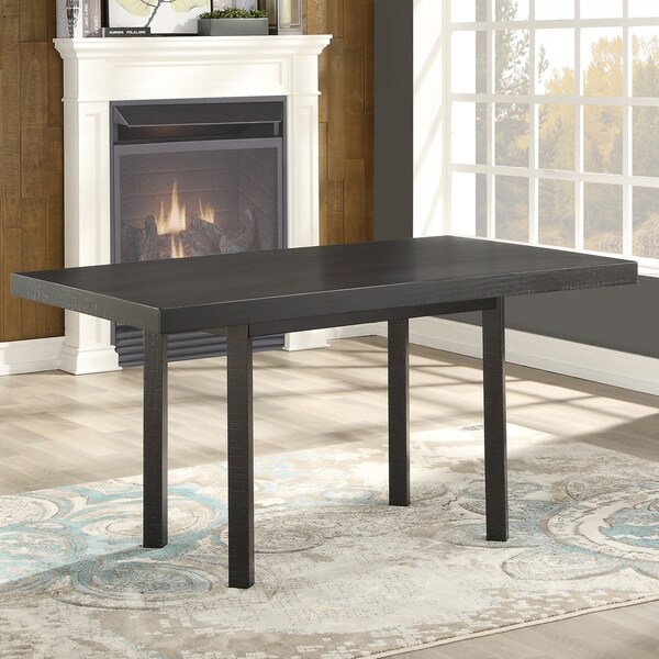Zillah Black Fixed Top Dining Table by Greyson Living
