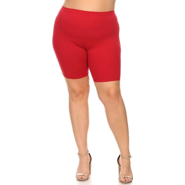 high waisted biker shorts plus size