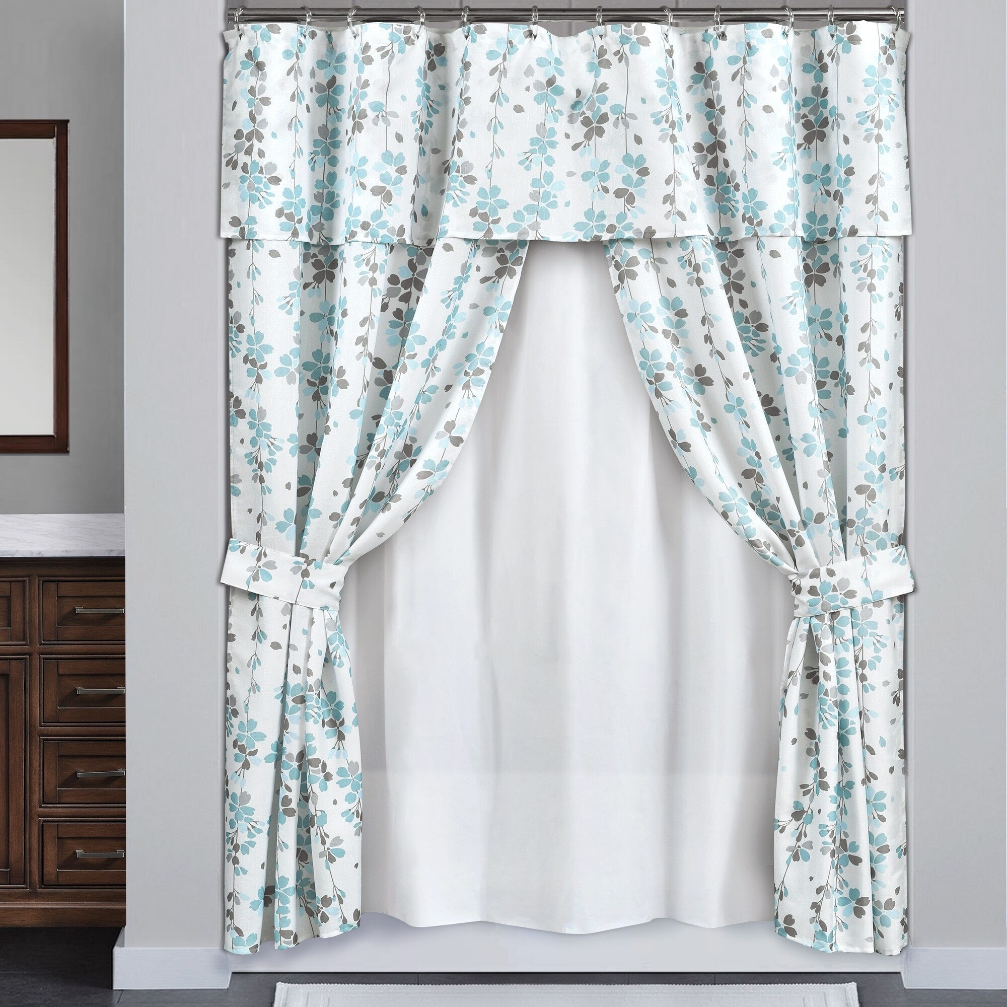 Shop The Gray Barn Crooked Hill 16 Piece Double Swag Shower