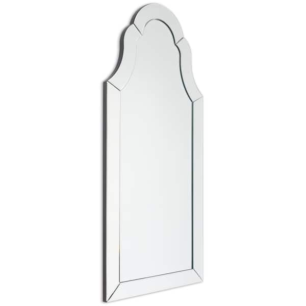 Arch Elegant Beveled Wall Mirror I Bathroom Vanity Bedroom Mirror Clear 20 X 44 Overstock 29042472