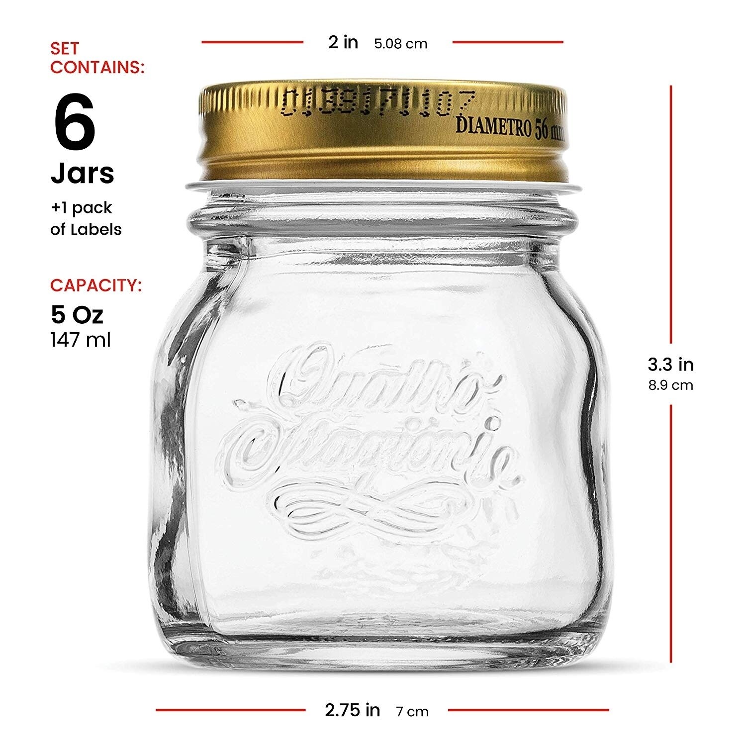 65 ml URBNLIVING Bormioli Rocco Loto 6 vasos de chupito