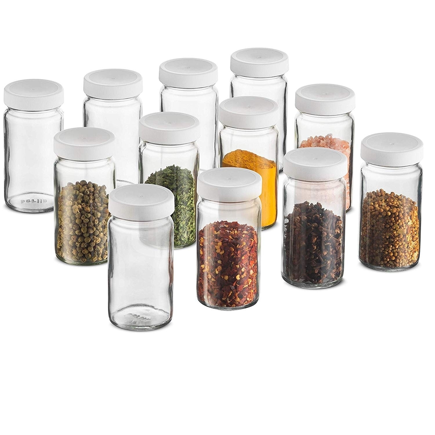 small glass containers for spices