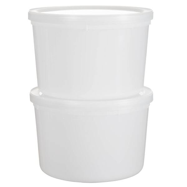 Plastic Food Storage Containers / Large Container with Lid, Leak