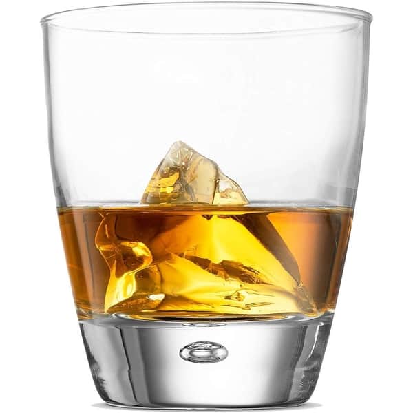 YUFDA Whiskey Glasses, 7 oz Bourbon Glasses Set of 4 Square Bottom, Old  Fashioned Glass for Drinking…See more YUFDA Whiskey Glasses, 7 oz Bourbon