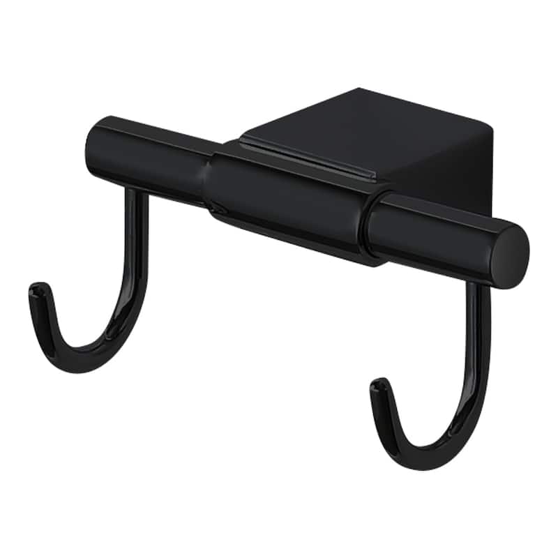 Transolid Maddox Double Hooks - 2.02" x 3.89" x 2.55" - Black