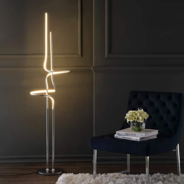 Sketch 64 Metal Integrated Led Floor Lamp By Jonathan Y Integrated Led Floor Lamp
