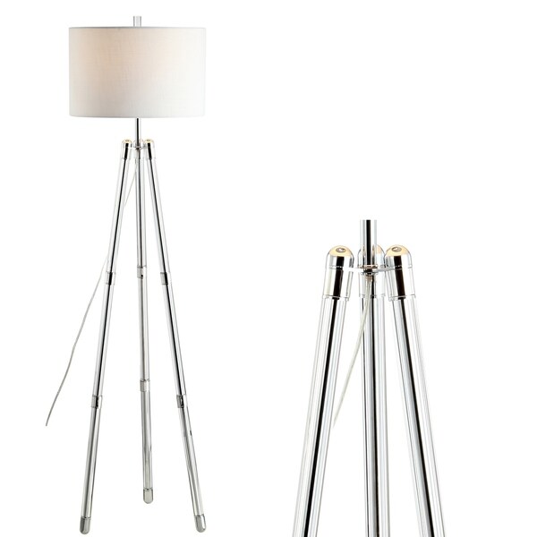 chrome tripod table lamp