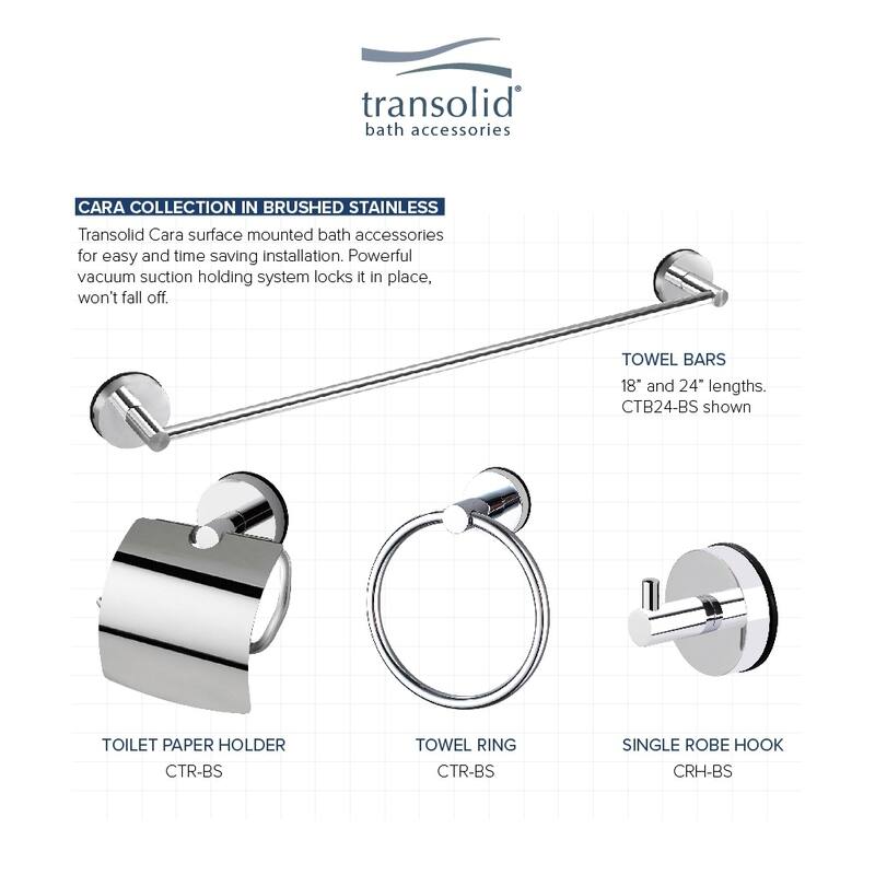 Transolid Cara Paper Holder - 3.74" x 5.59" x 5.83"