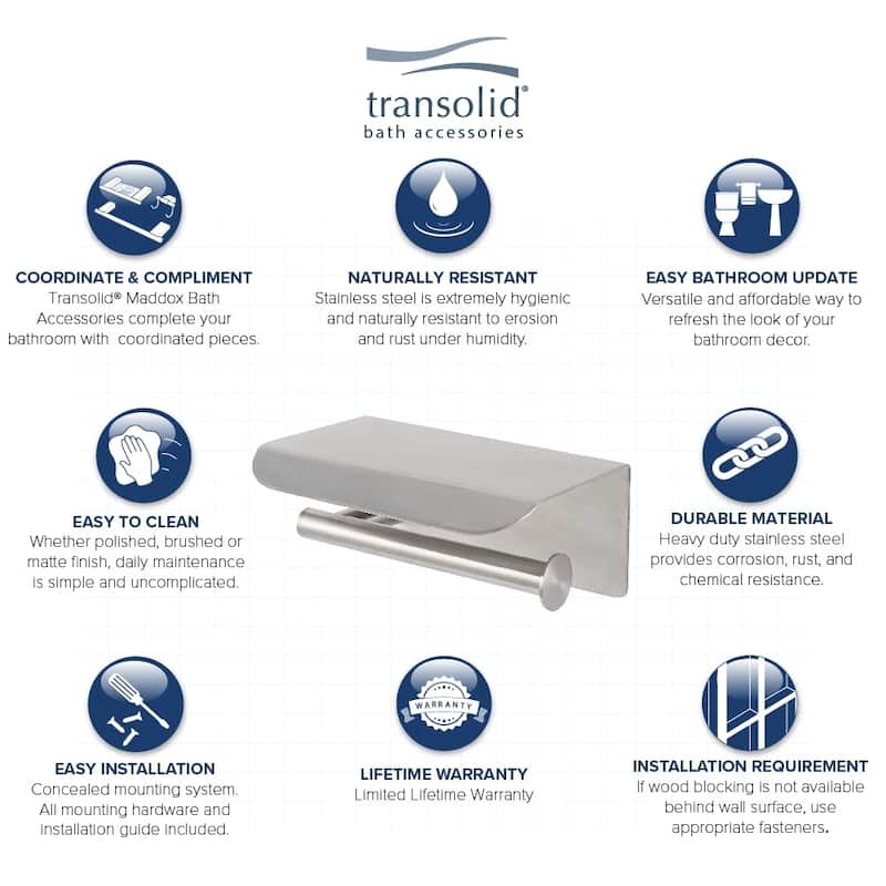 Transolid Paper Holder - 5.08" x 7.17" x 3.23"