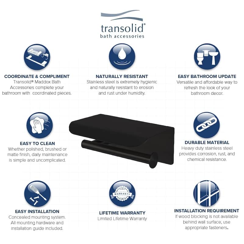 Transolid Paper Holder - 5.08" x 7.17" x 3.23"