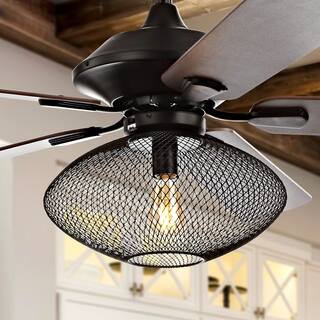 Clift 52" 1-Light LED Ceiling Fan With Remote, by JONATHAN Y