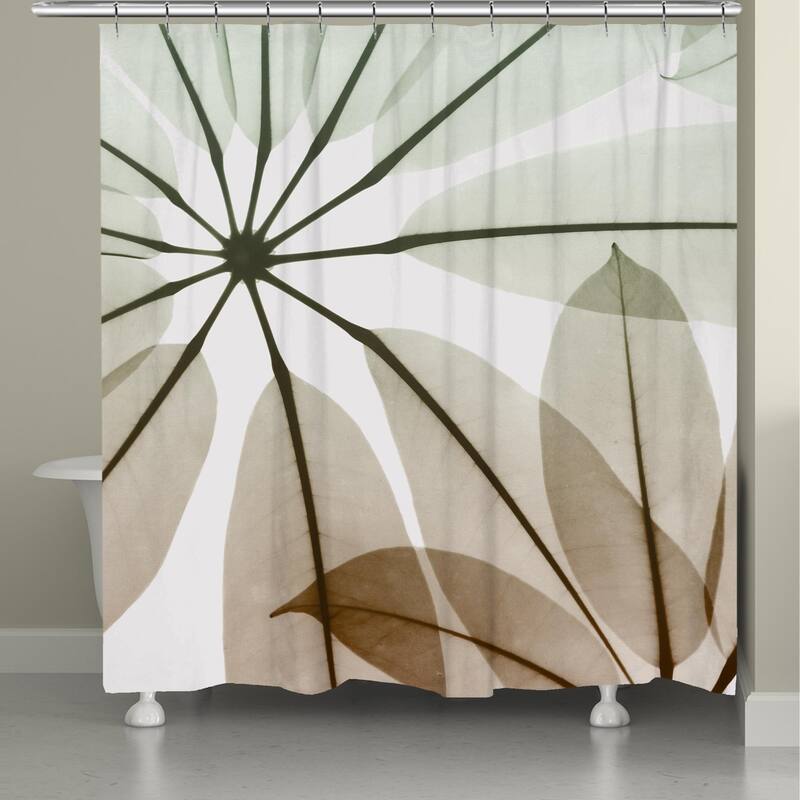 Earthy Brassy Shower Curtain