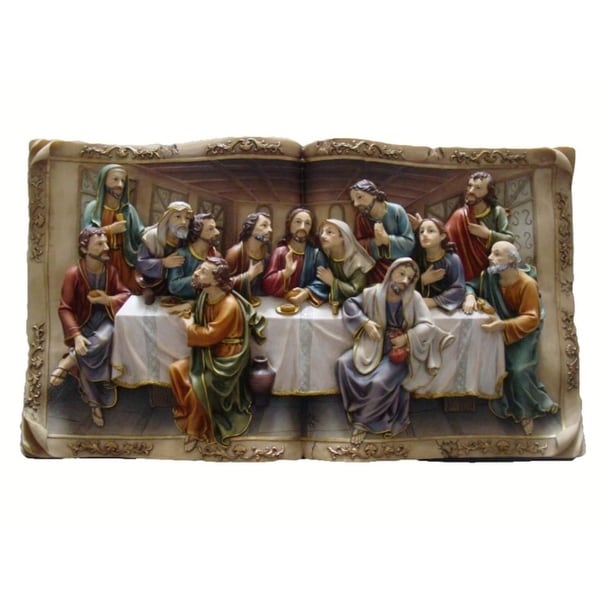 Shop Last Supper Wall Plaque - Free Shipping Today - Overstock - 29045118