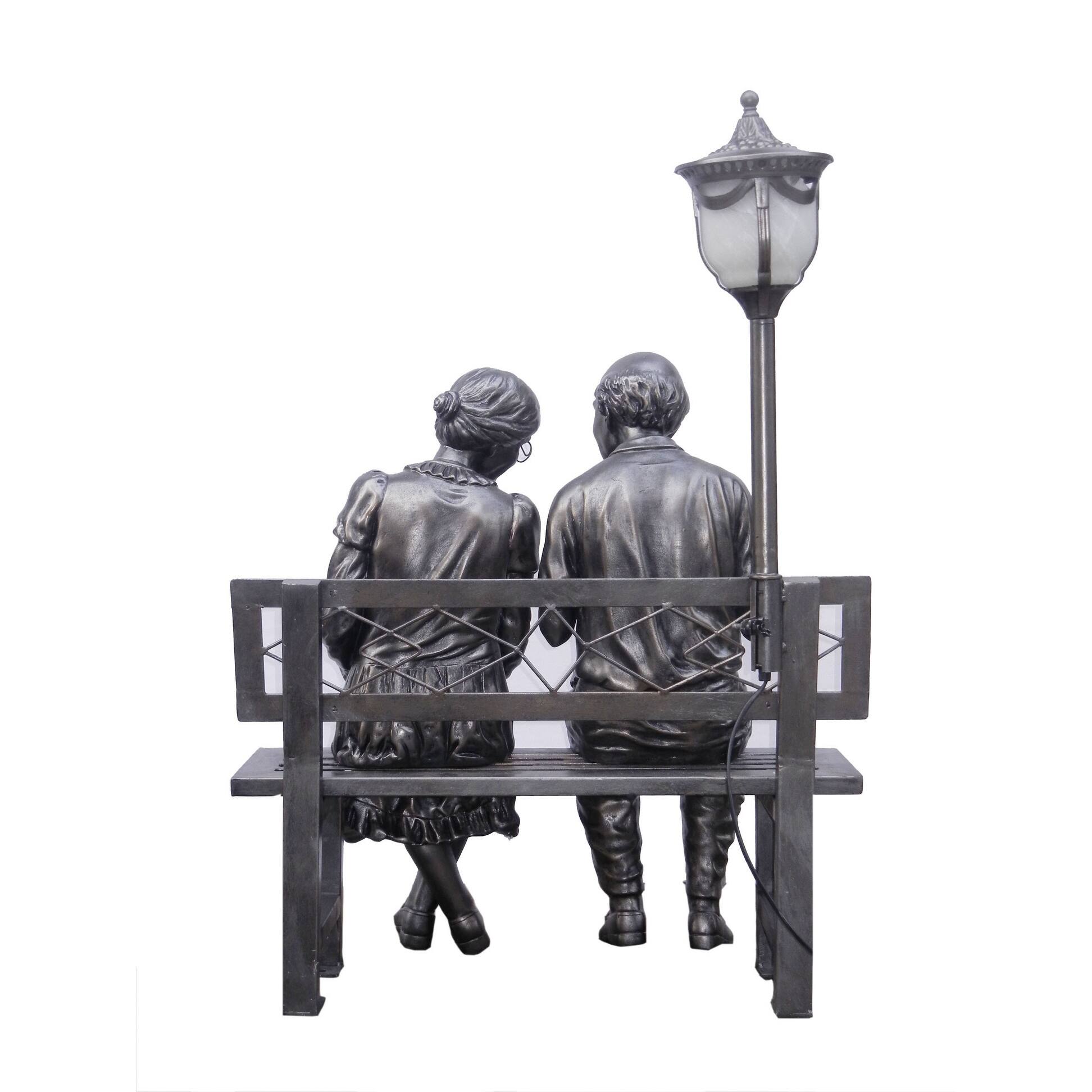 Small Old Couple Withstreet Lamp - On Sale - Bed Bath & Beyond - 29045124