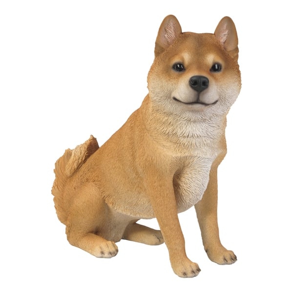 Shop Shiba Inu Sitting Statue On Sale Free Shipping