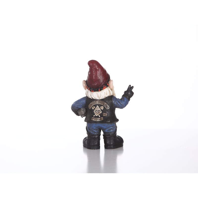 Biker Gnome Withsunglasses & Helmet- Gnomad