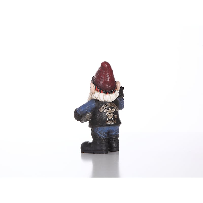 Biker Gnome Withsunglasses & Helmet- Gnomad