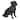 Noble Black Labrador Sitting
