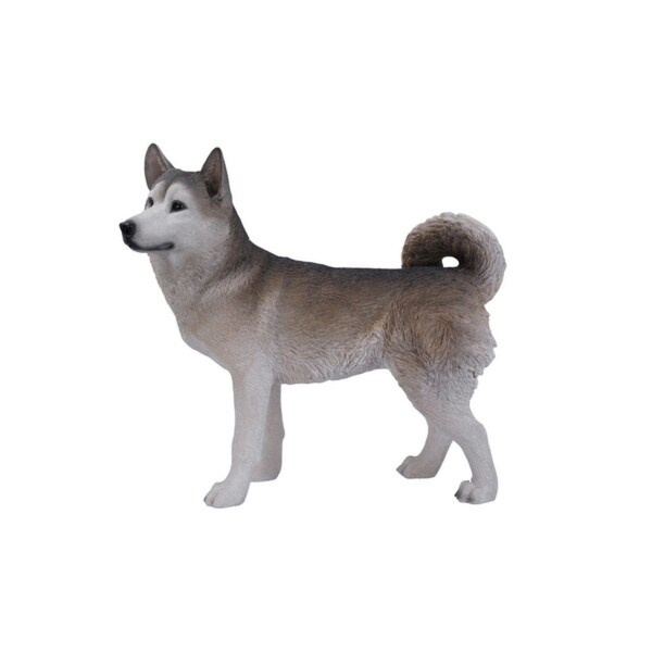 siberian husky statue
