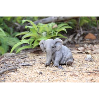 Chubby Elephant Sitting