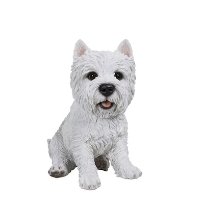 Sitting White Terrier