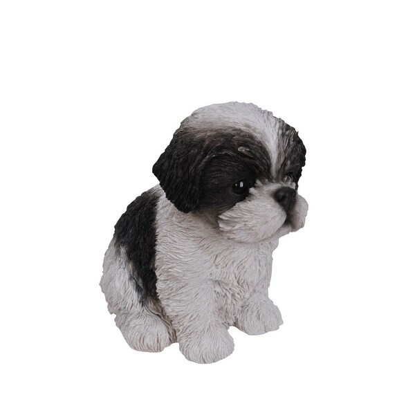 Shop Black White Shih Tzu Puppy Overstock 29045625