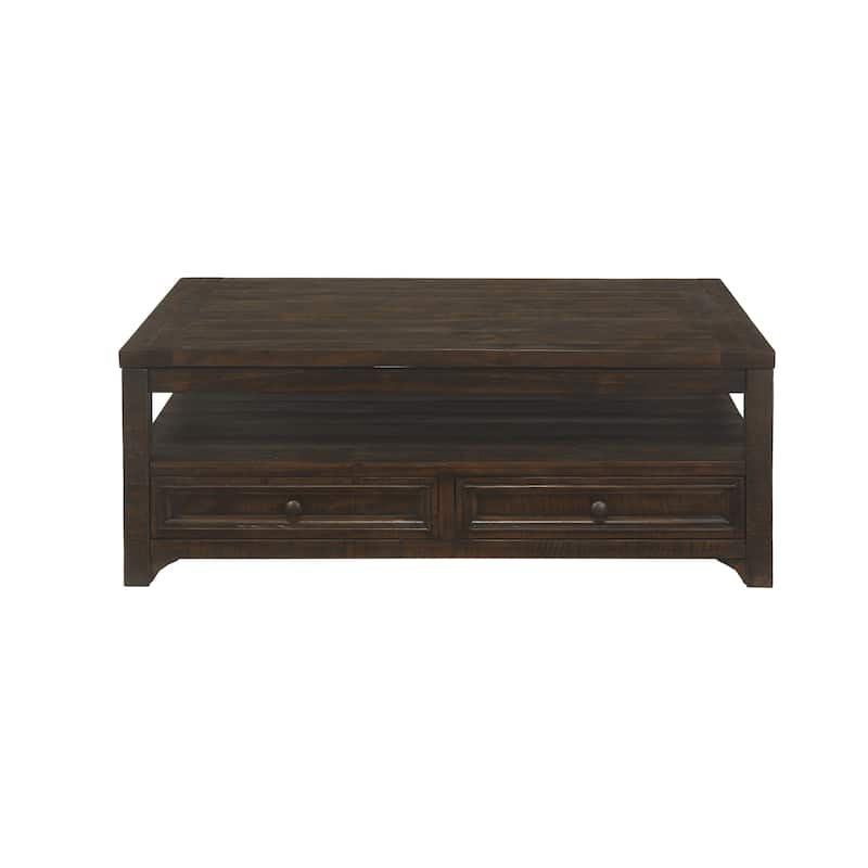 Carbon Loft Helcar Solid Wood Lift-Top Coffee Table