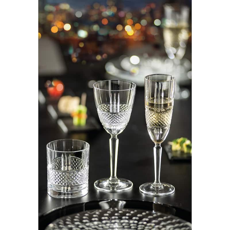 Majestic Gifts Inc. Set of 6 Glass Designed DOF Tumblers , 12 oz.