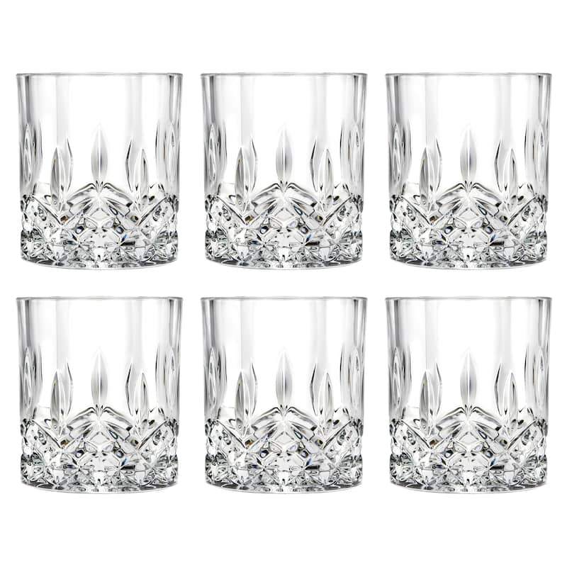 Majestic Gifts Inc. Lead Free Crystal Set of 6 DOF Tumblers , 12 oz.