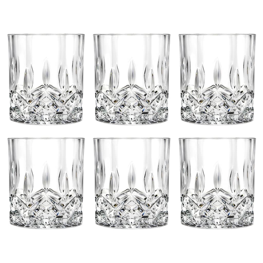 Majestic Gifts Inc. Lead Free Crystal Set of 6 DOF Tumblers , 12 oz.