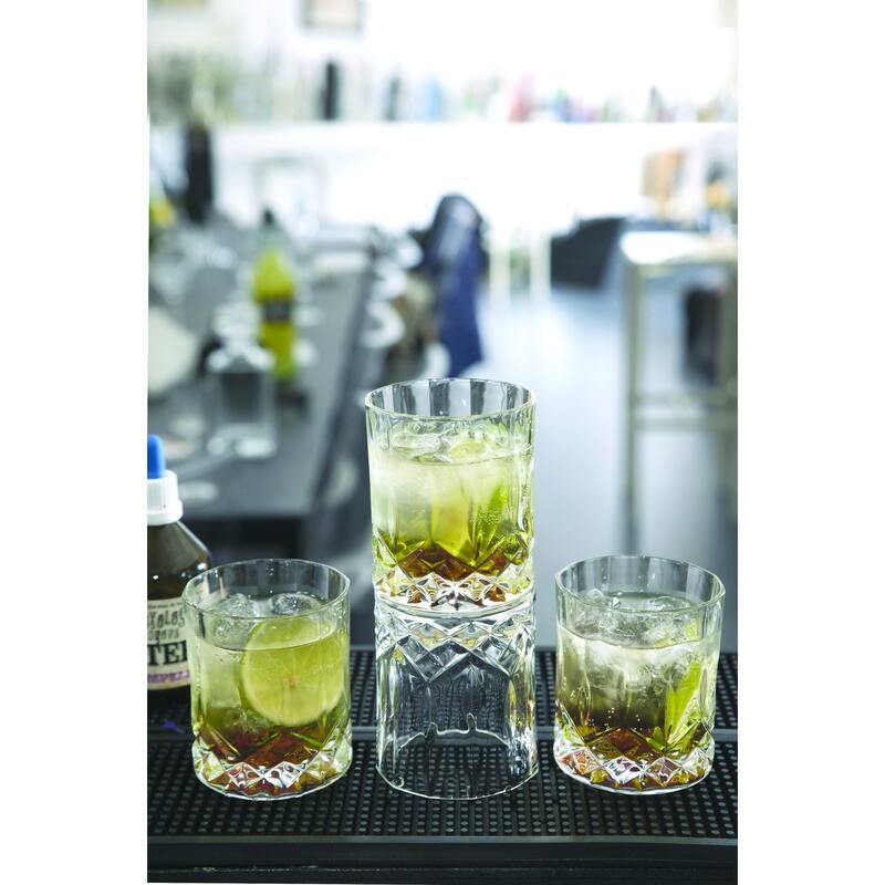 Majestic Gifts Inc. Lead Free Crystal Set of 6 DOF Tumblers , 12 oz.