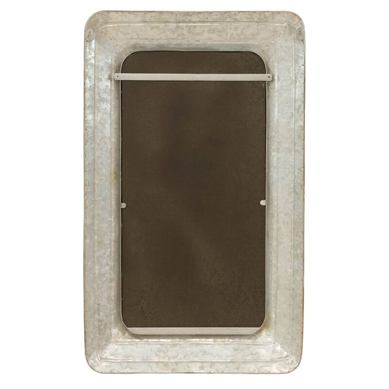 The Gray Barn Pollyanna Farmhouse Wall Mirror - 31.5"H x 19"W x 2.5"D (Mirror only: 24"H x 12"W)