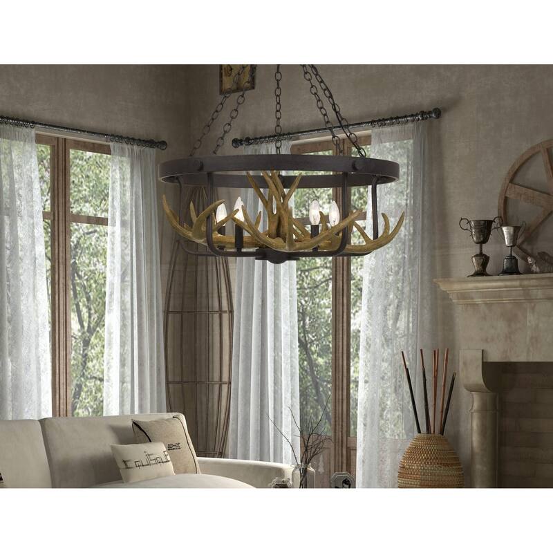 Angelo Metal Antler Chandelier