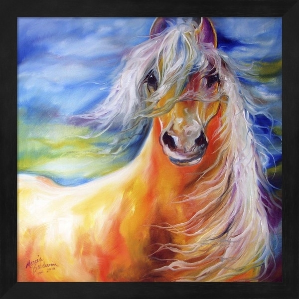 Marcia Baldwin 'Bright Day Equine' Framed Art