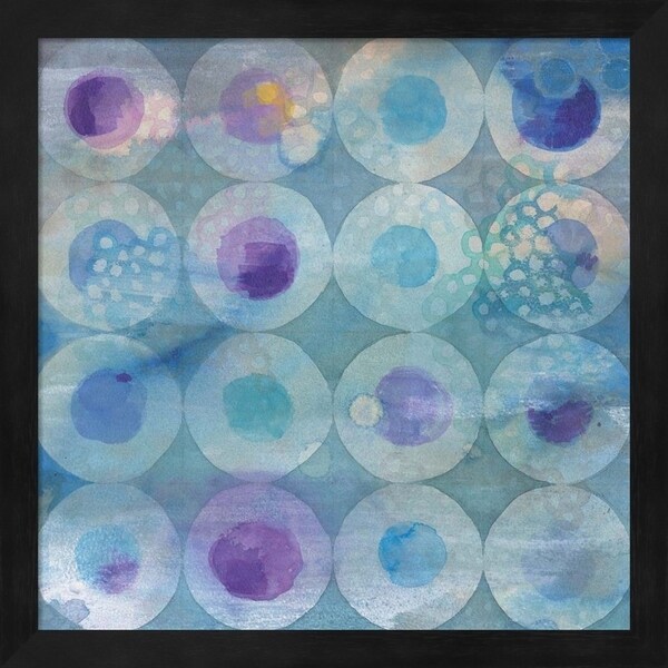 Danhui Nai 'Touching Circles II' Framed Art