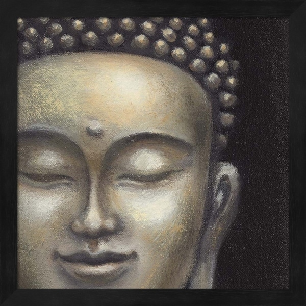 Naomi McBride 'Serene Buddha II Crop' Framed Art