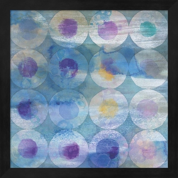 Danhui Nai 'Touching Circles III' Framed Art
