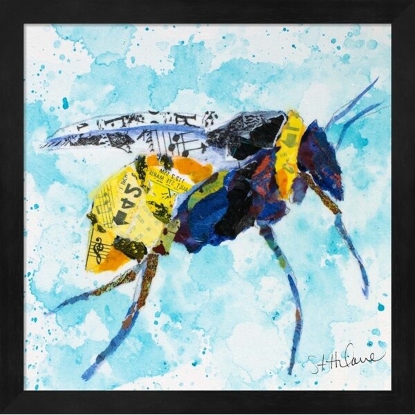 Elizabeth St. Hilaire 'A Buzzy Bee #1' Framed Art