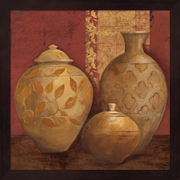 Avery Tillmon 'Aegean Vessels on Spice Crop' Framed Art